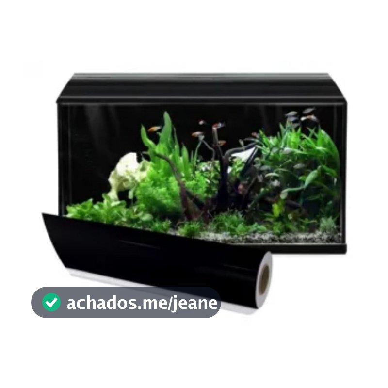 Papel Adesivo Colante para Aquário Fundo Decorativo 1 Metro x 45 Cms Promoção 80 Micras