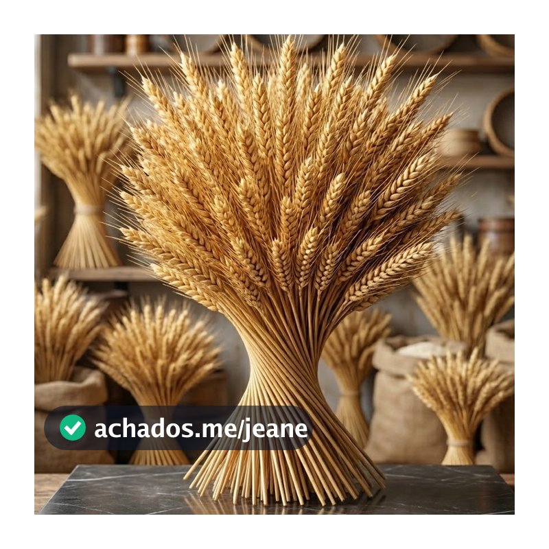Trigo Seco Natural 40/80/120/240/400 Hastes De Trigo | Flor Seca Para Decoração e Arranjos, Vasos