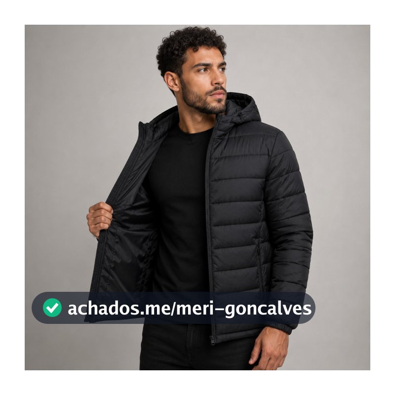 Jaqueta Puffer Bobojaco Corta Vento Nylon Frio Reforçada
