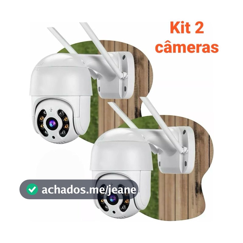 Kit 2 Câmeras De Segurança wi-fi externa À Prova D'água full hd yoosee icsee IP 360  - Bivolt