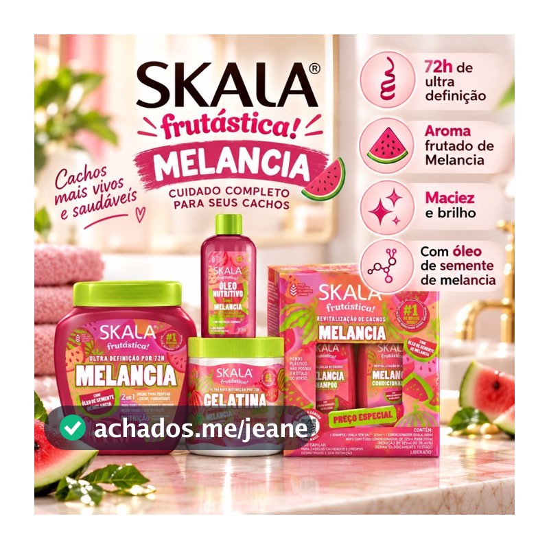 Skala Frutástica Linha Melancia (até 5 itens) - Escolha Seu Kit
