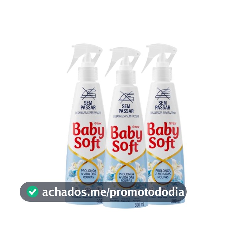 Kit 3 Sem Passar Baby Soft 300ml