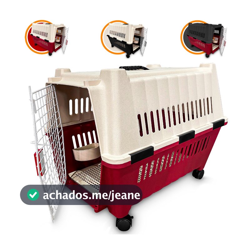 Caixa De Transporte Premium Nº5 Para Viagens Com Rodinhas E Porta C/ Trava