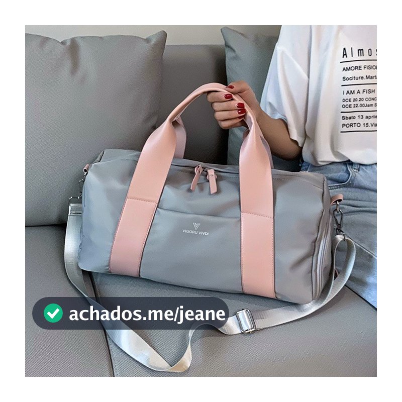 Sacos De Esportes Das Mulheres De Fitness Tecido Saco De Yoga À Prova D'água Bolsas De Viagem Duffel Unisex Do Esporte