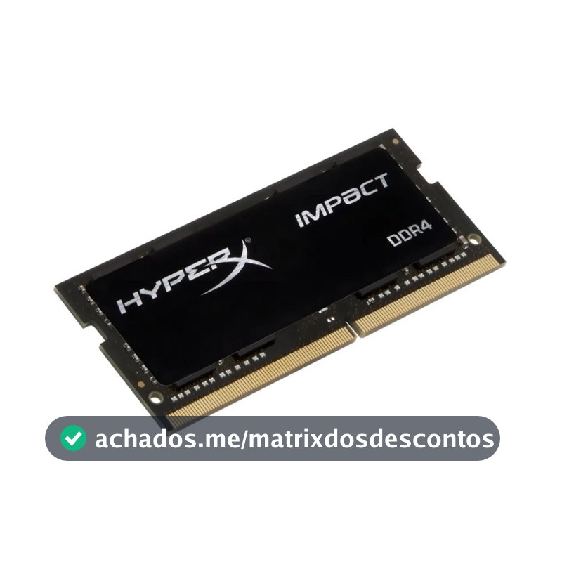 Memória RAM Impact DDR4 preto 16GB 1 HyperX HX426S15IB2/16