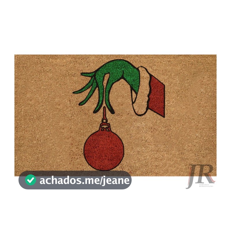 Tapete Capacho Coleção Natal - Grinch