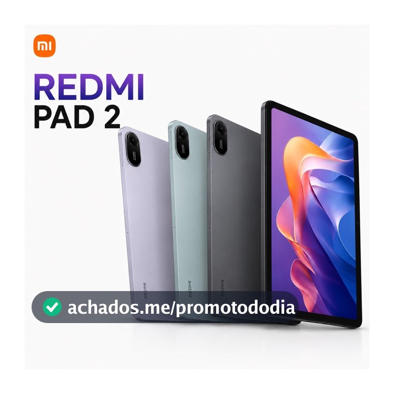! [NOVO] TABLET  Redmi Pad 2 Tablet  8GB+256GB OU 4GB+128GB TELA 11 [NOVO]!