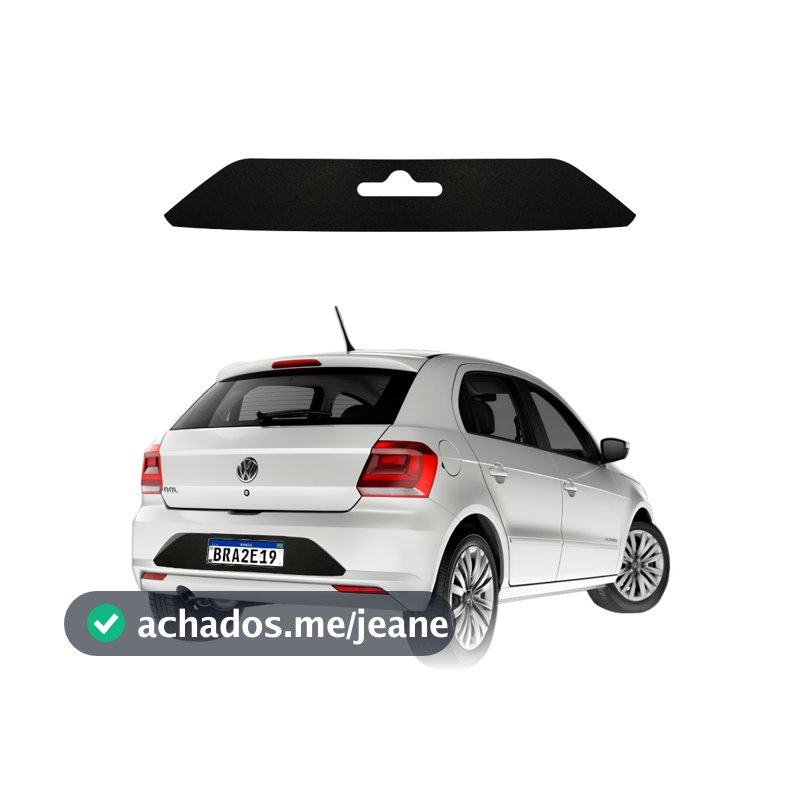 Acessórios Volkswagen Gol G7 G8 2016/2018 Adesivo Fundo  de Placa