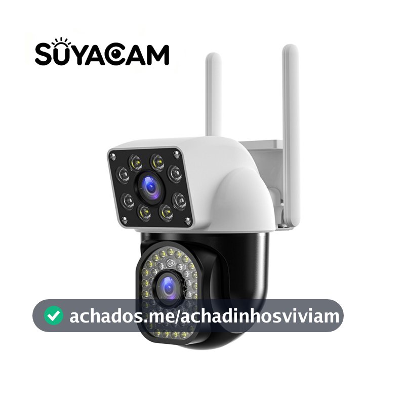 Câmera De Segurança De Lente Dupla KIT1 sulink IP66 Wi-Fi 360 ° Sensor De Movimento