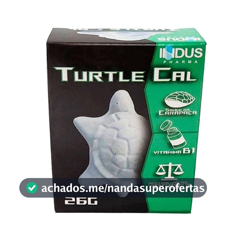 Induspharma Turtle Cal 26g Suplemento de Cálcio Tartaruga