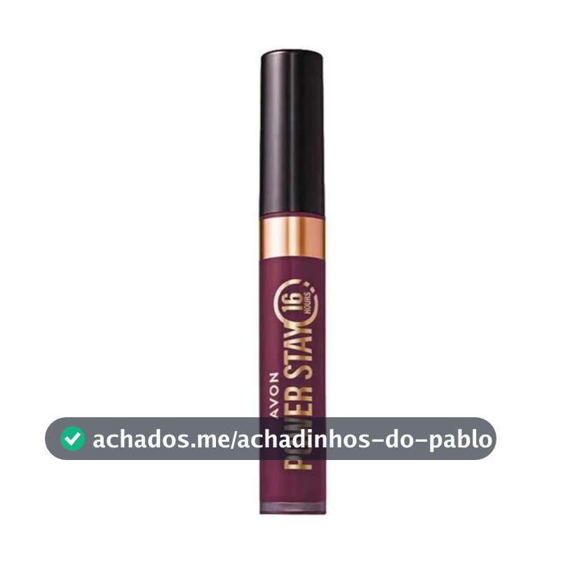 Batom Liquido Matte Longa Duração Power Stay Avon - 16 horas fixação