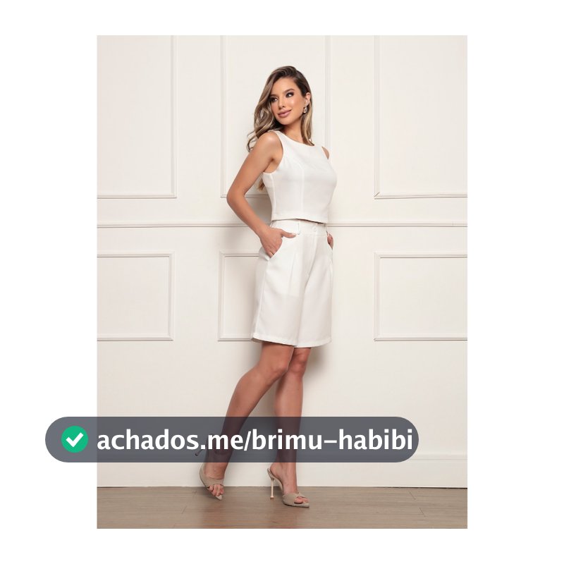 Conjunto de Alfaiataria, Modelo gringo Regata Curta (Cropedd) e Bermuda