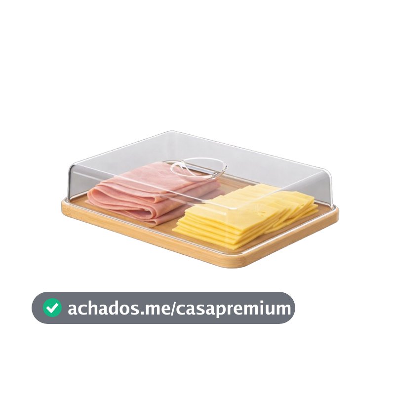 Porta Frios Duplo Em Bambu Linha Brisa Coza