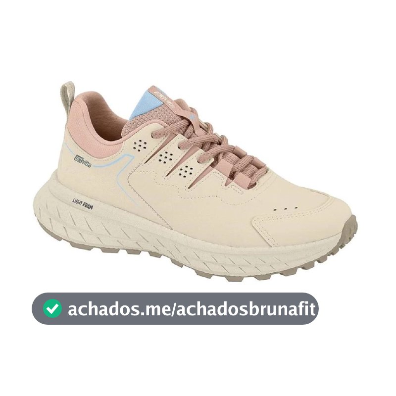 TENIS ACTVITTA FEMININO ESPORTIVO 4857.200 Branco Off/Creme