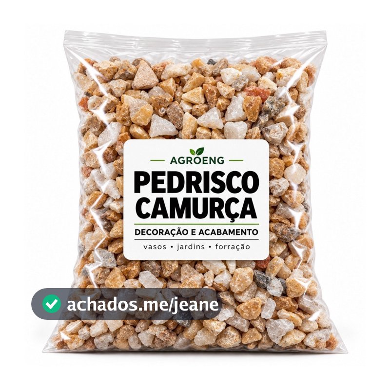 Pedrisco Camurça Palha Pedra Decorativo Para Vasos Jardins Acabamento Plantas Flores Rosa do Deserto