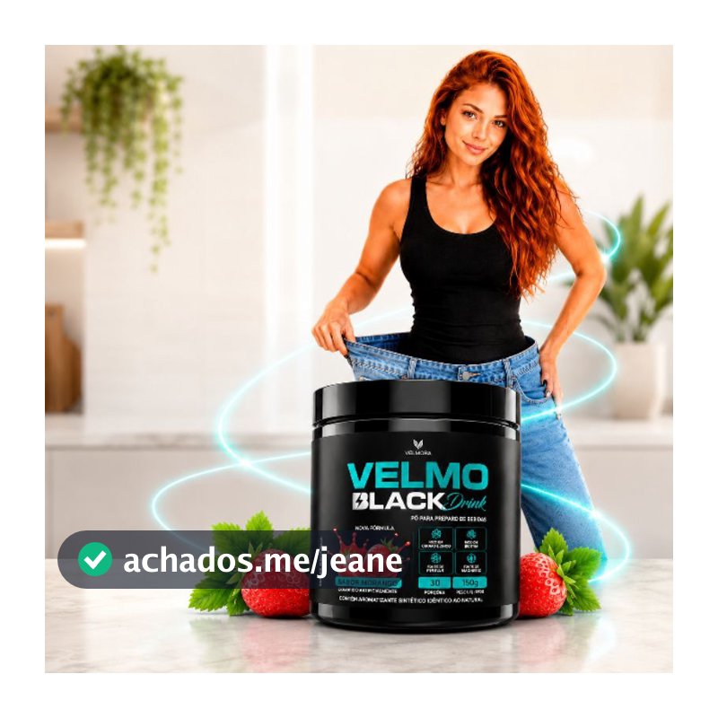Velmo Drink Chá Natural Sabor Tangerina, Morango 150gr Original da Velmora