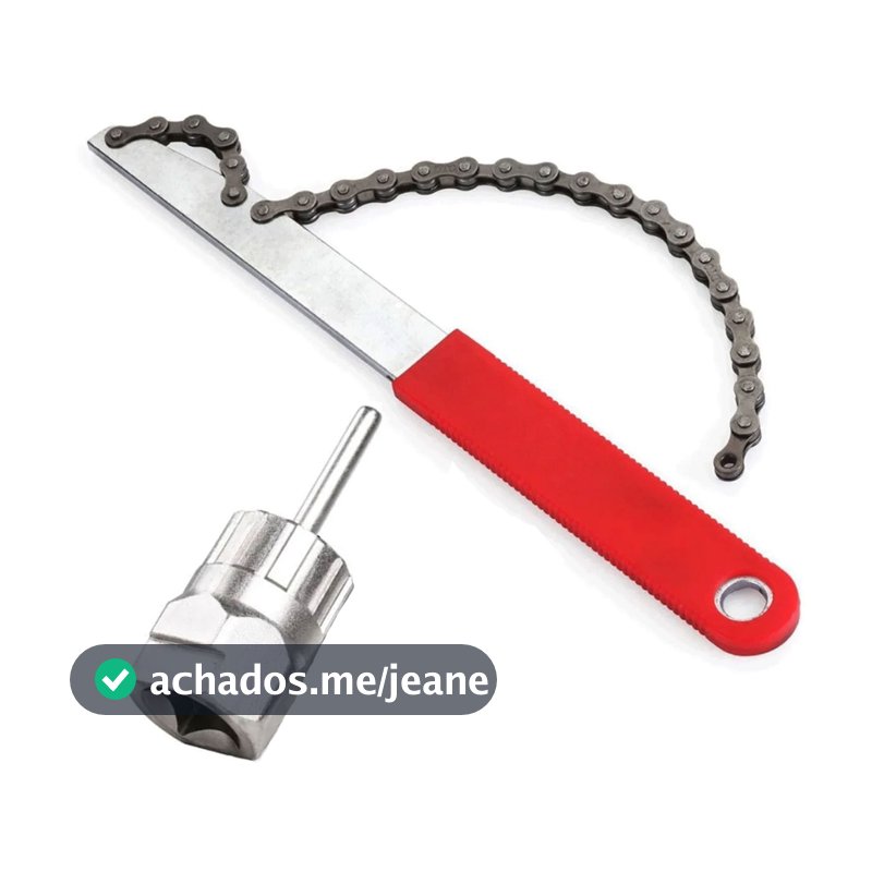 Kit Chave Extrator De Cassete K7 Para Bike Com Guia Catraca Roda Livre