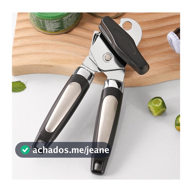 Abridor De Latas 3 Em 1 Garrafas Aço Inox Profissional Casa