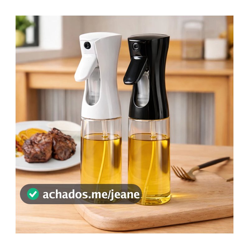 Spray Borrifador de Azeite Pulverizador automático para cozinha de vidro água Óleo Vinagre
