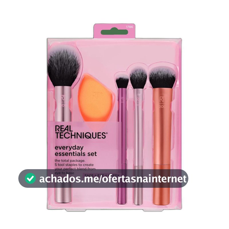 Kit Real Techniques Everyday Essentials (5 Produtos)