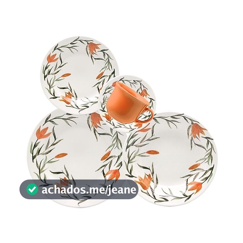 Aparelho Jantar/Chá | Chá Biona Oxford Donna Lírios, 20 Peças