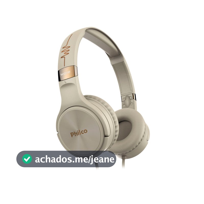 Fone de Ouvido Philco PFO02G Wave Flat