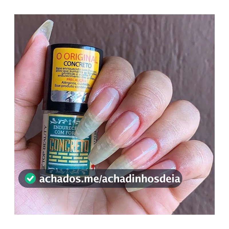 Base Endurecedora Top Beauty Concreto | Unhas Fortes, Resistentes e Saudáveis