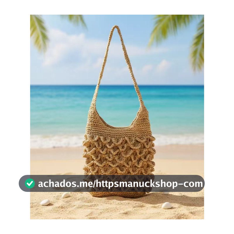 XY Bolsas.Bolsa de palha Bolsa de praia Bolsa de ombro Versátil
