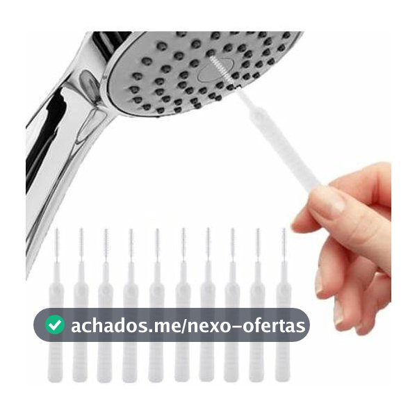 Kit 10/20/30 Escova Desentope Chuveiro Mini Limpador Celular Multifuncional