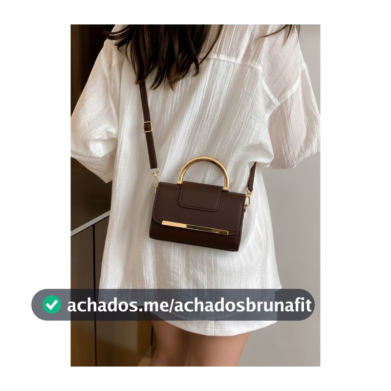 Bolsa Feminina Transversal Minimalista Casual