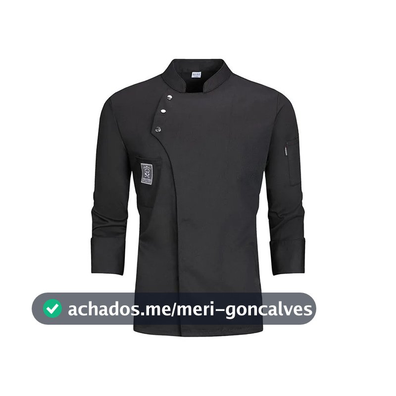 Uniforme de Chef de Cozinha de Serviço de Alimentos Pizzaiolo Jaquetas de Restaurante Padaria Café Garçom Garçonete KDTI