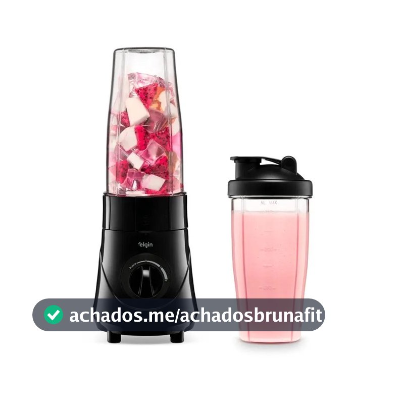 Liquidificador Portátil Blender Elgin Daily Blend 350w 750ml 2 Copos Preto