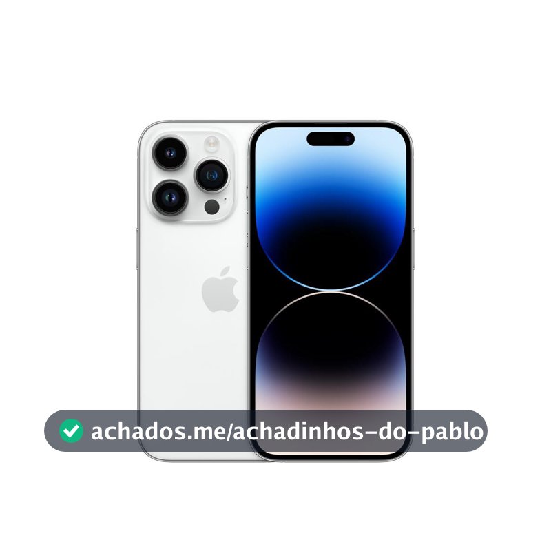 Usado: iPhone 14 Pro 128GB Prateado Bom - bateria 70% - Trocafy - Apple