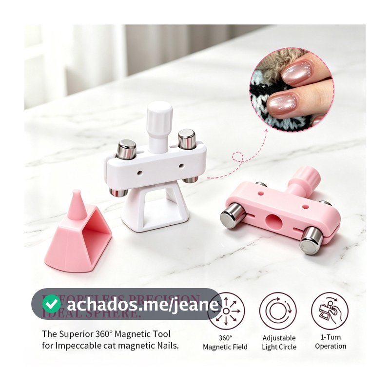 Novo Ímã Giratório Para Unhas , Olho De Gato , Forte , Automático , Sucção De Contas De Vidro , Ferramenta M