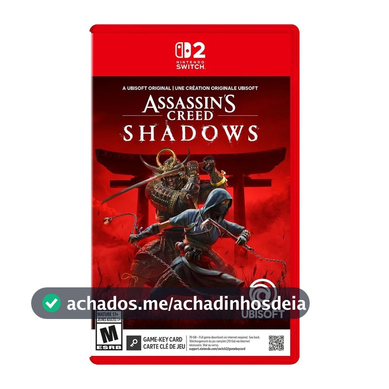 Assassins Creed Shadows Switch 2 Midia Fisica