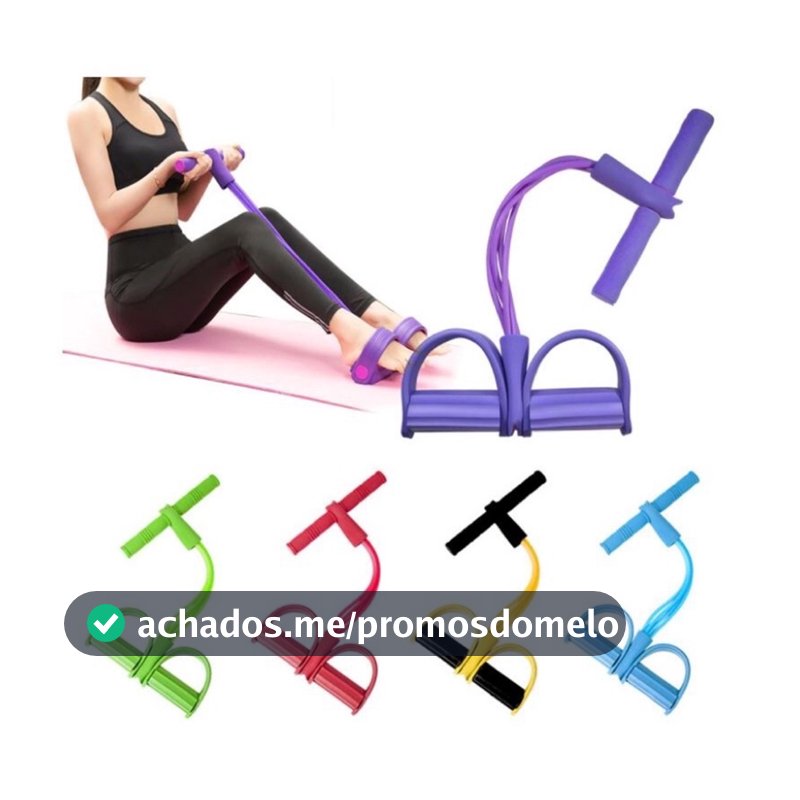 Elástico Extensor de Exercícios Pull Reducer Multi Função Academia Em Casa Uso Profissional