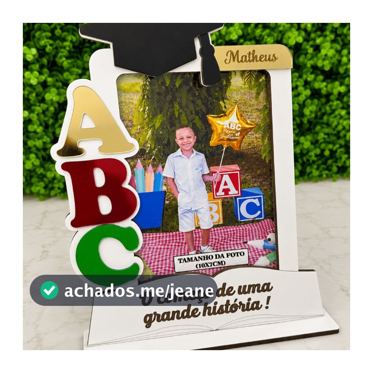 Porta Retrato Formatura Kit Abc Infantil-064