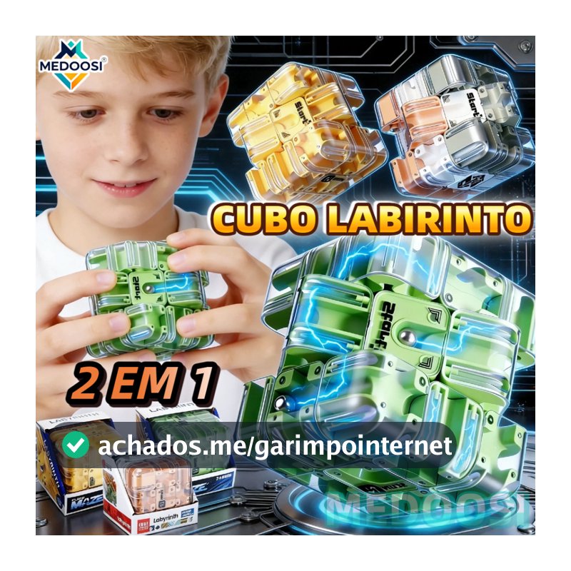 MEDOOSI Brinquedo e Jogo Educativo Labirinto 3D de Bolinhas - Cubo Mágico 3x3 para PK e Pensamento Lógico Crianças