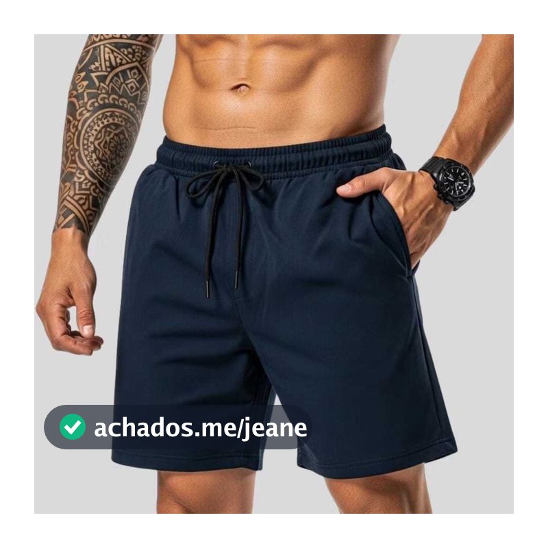 Shorts Masculino Tactel Praia Academia Treino Corrida Verão Secagem Rápida