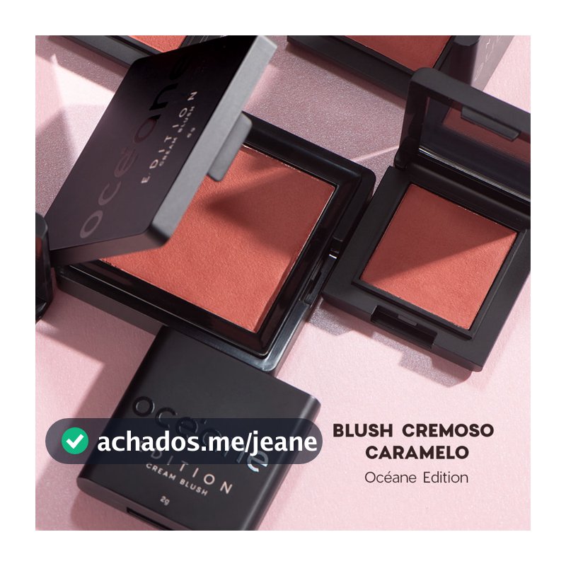 Mini Blush Cremoso Caramelo - Cream Blush Caramel Océane Edition 2g