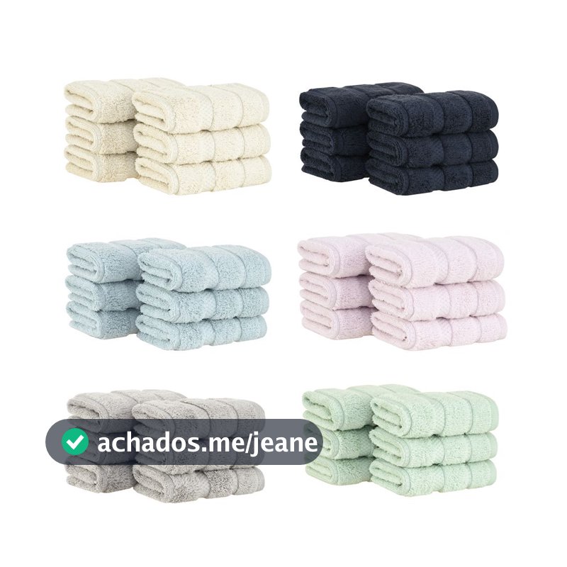 Kit 6 peças Toalha Lavabo Buddemeyer Vision Dual Air