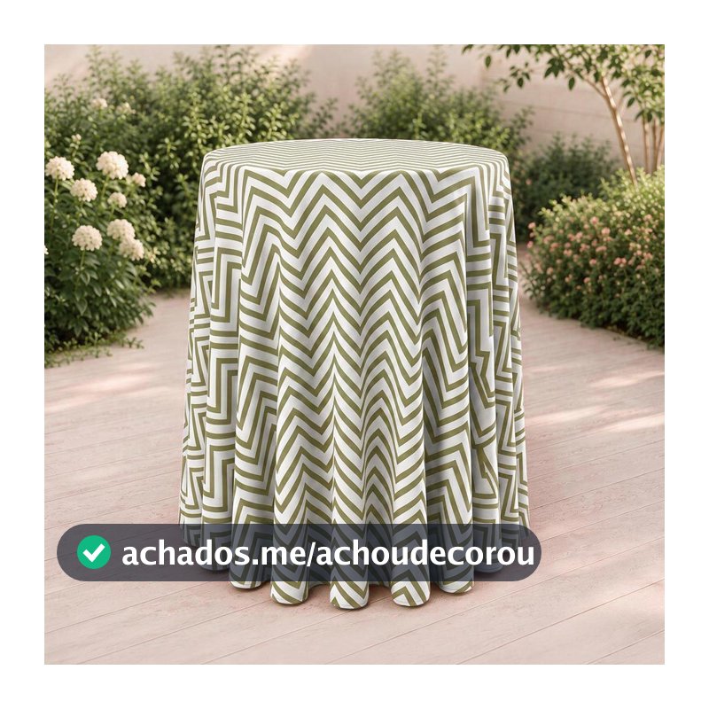 Toalha Cilindro Base Para Sobreposição Decoração De Festa 2,10