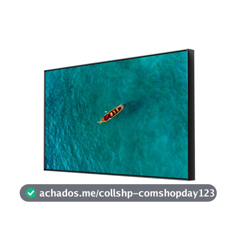 Quadro Decorativo Para Sala Paisagem Mar Com Moldura Grande Gigante