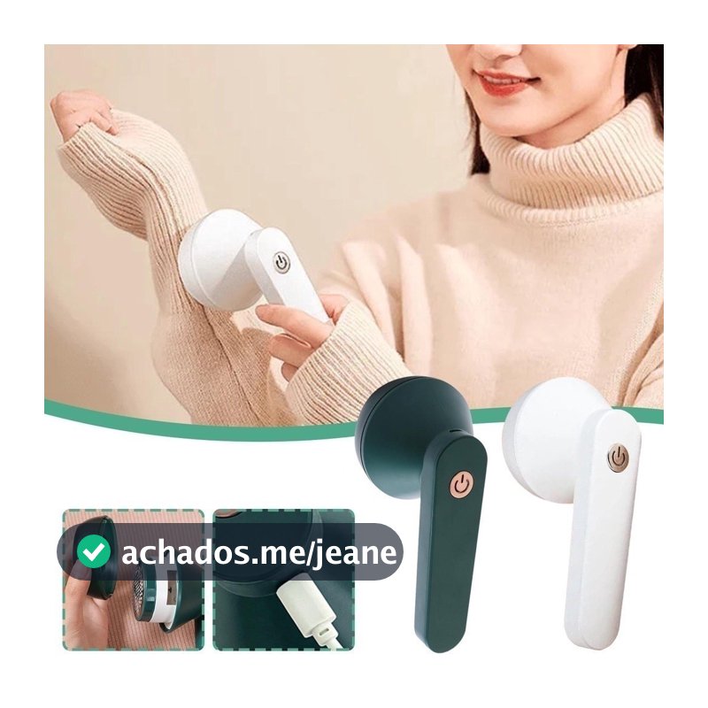 Papa Bolinhas Eletrico Tira Pelos de Roupas Removedor Aparador Sem Fio Recarregável  SU