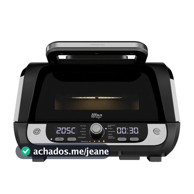 Fritadeira Elétrica Air Fryer Barbecue 10L 1800W 110V Wap