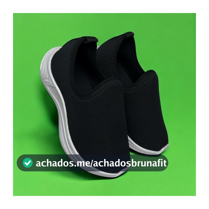 Tênis Menino Infantil Calce Fácil Confortável Volta As Aulas Casual Preto Azul Escolar