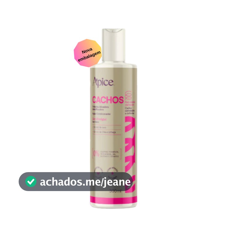 Gelatina Ativadora e Umidificadora Cachos Apice 300ml