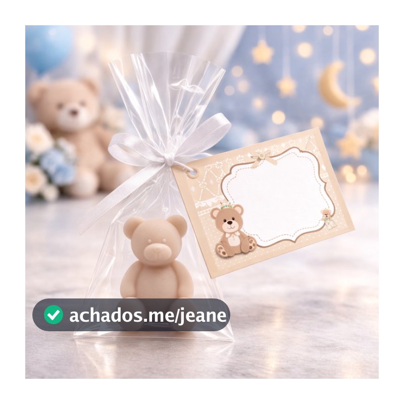 25 Lembrancinhas Sabonetes Perfumados Cha de Bebe ursinho (SABONETES)
