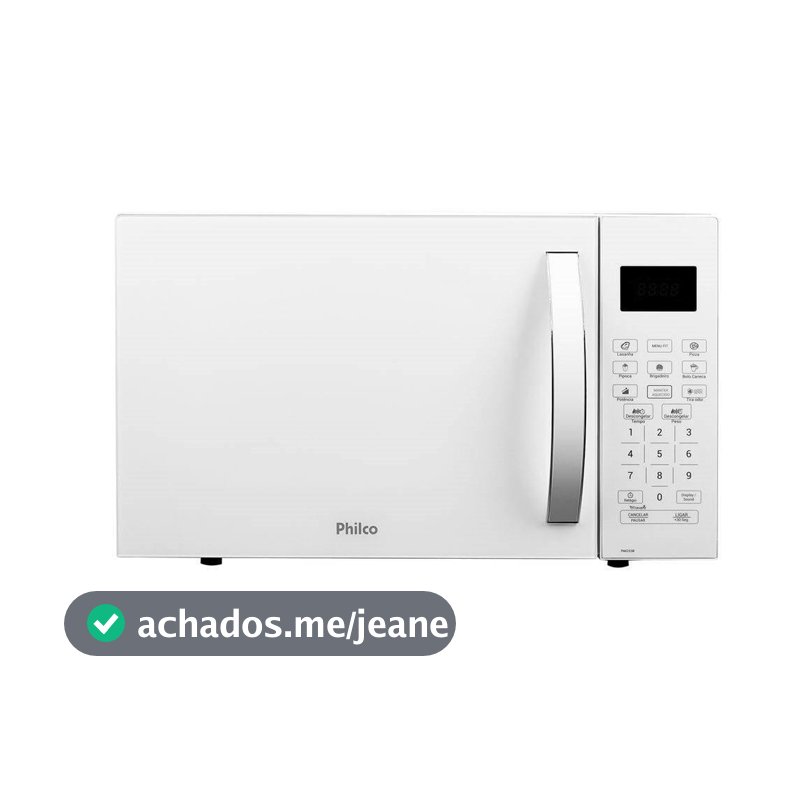 Micro-ondas Philco 20 Litros PMO23BB, Branco