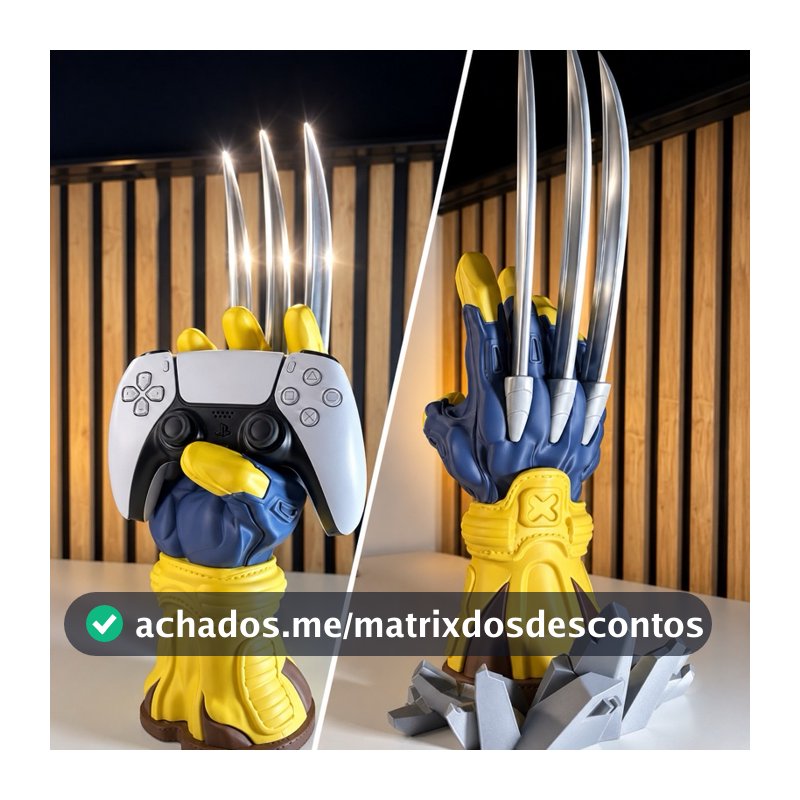 Suporte para Controle PS5 Organiza USB